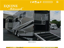 Tablet Screenshot of equinemotorcoach.com